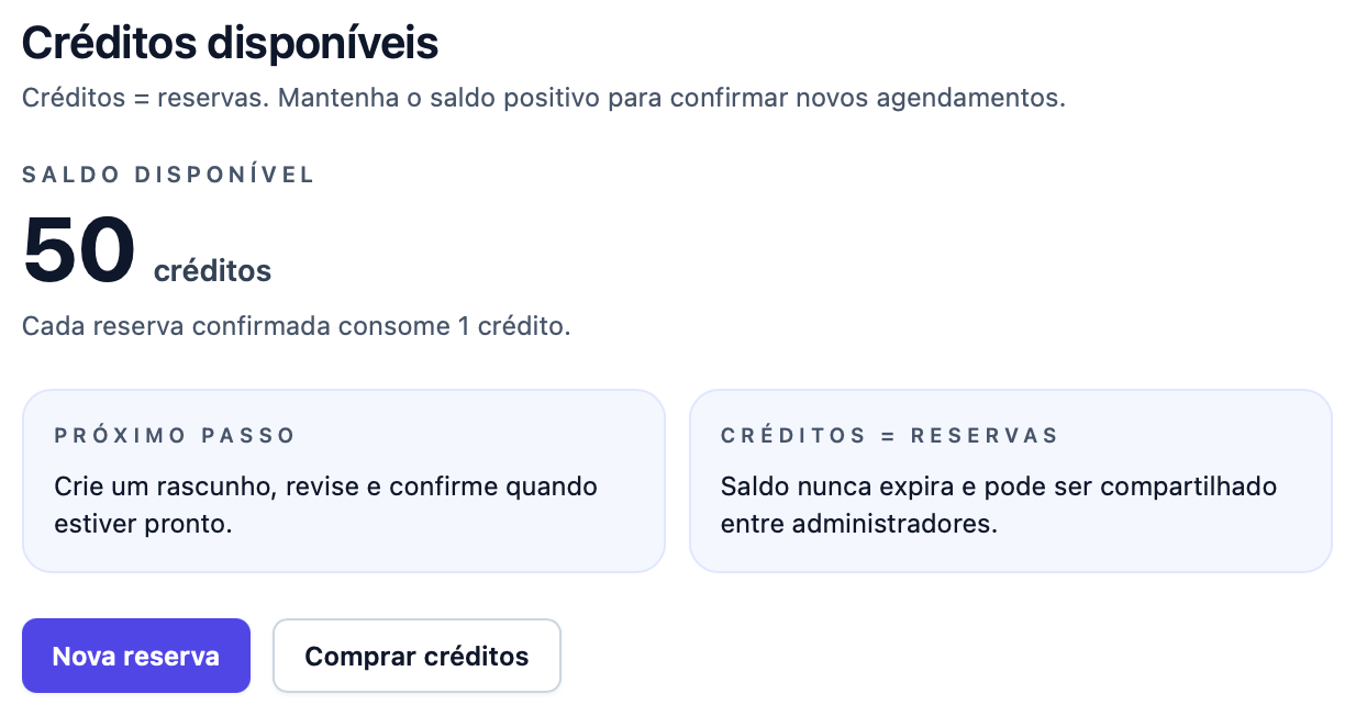 Conferência rápida no celular